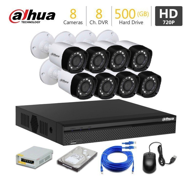 8 Full HD IP Camera Package Dahua
